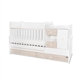 Bed MiniMAX NEW white+light oak